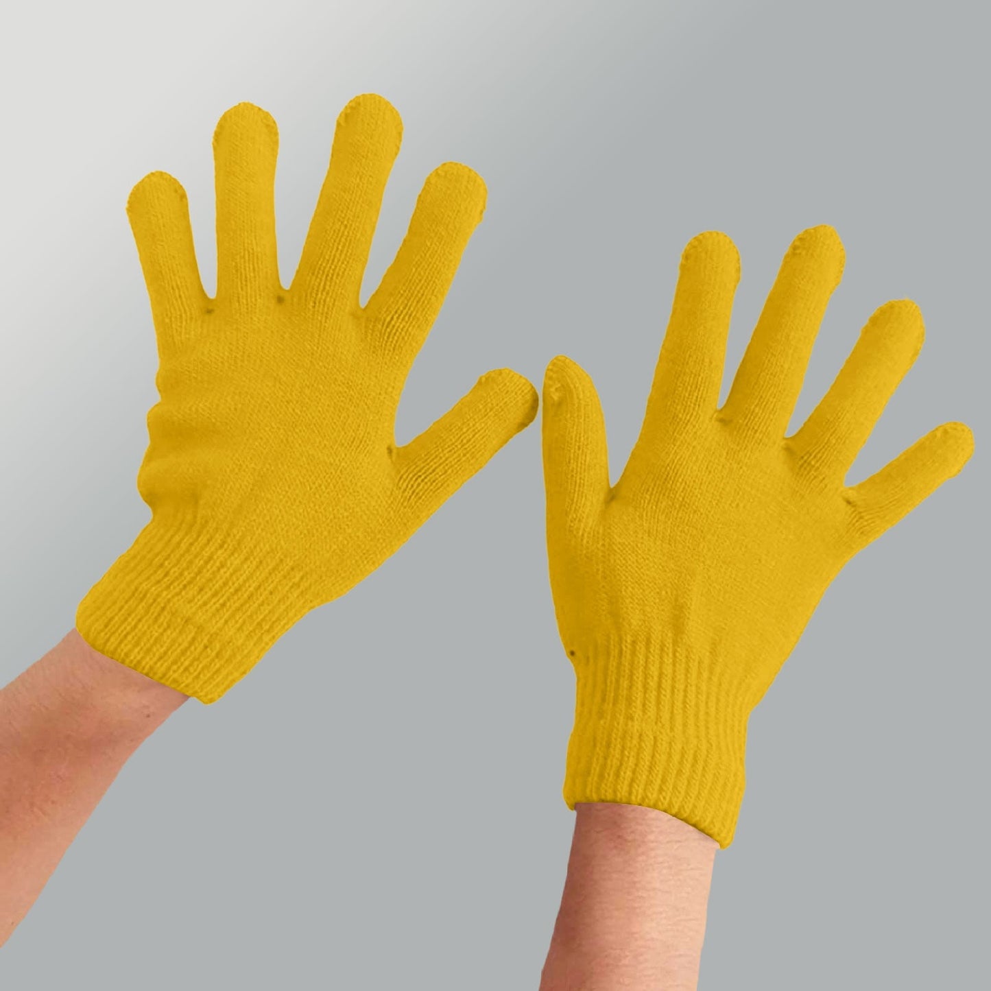 LGCASL Clearance! Winter Gloves Warm Strecty Knit Gloves for Men Women- Dark Gray One Size Yellow