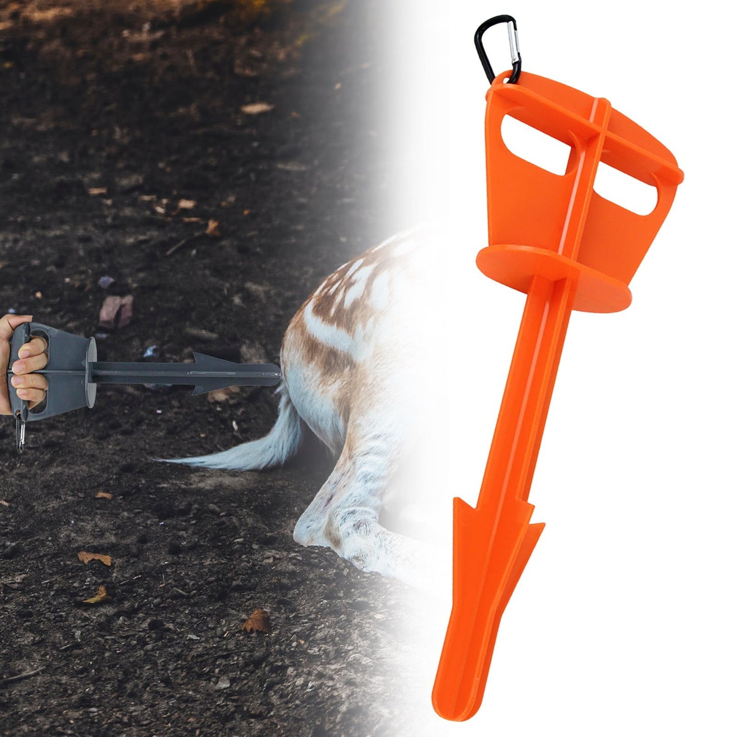 LGCASL Clearance! Hunting Accessories Deer Large Animals Domestic Animals Anal Cleaning. Butt Game Dressing Tool for Deer Large Animal Anus Cleaning Hunting Tool- One Size Orange