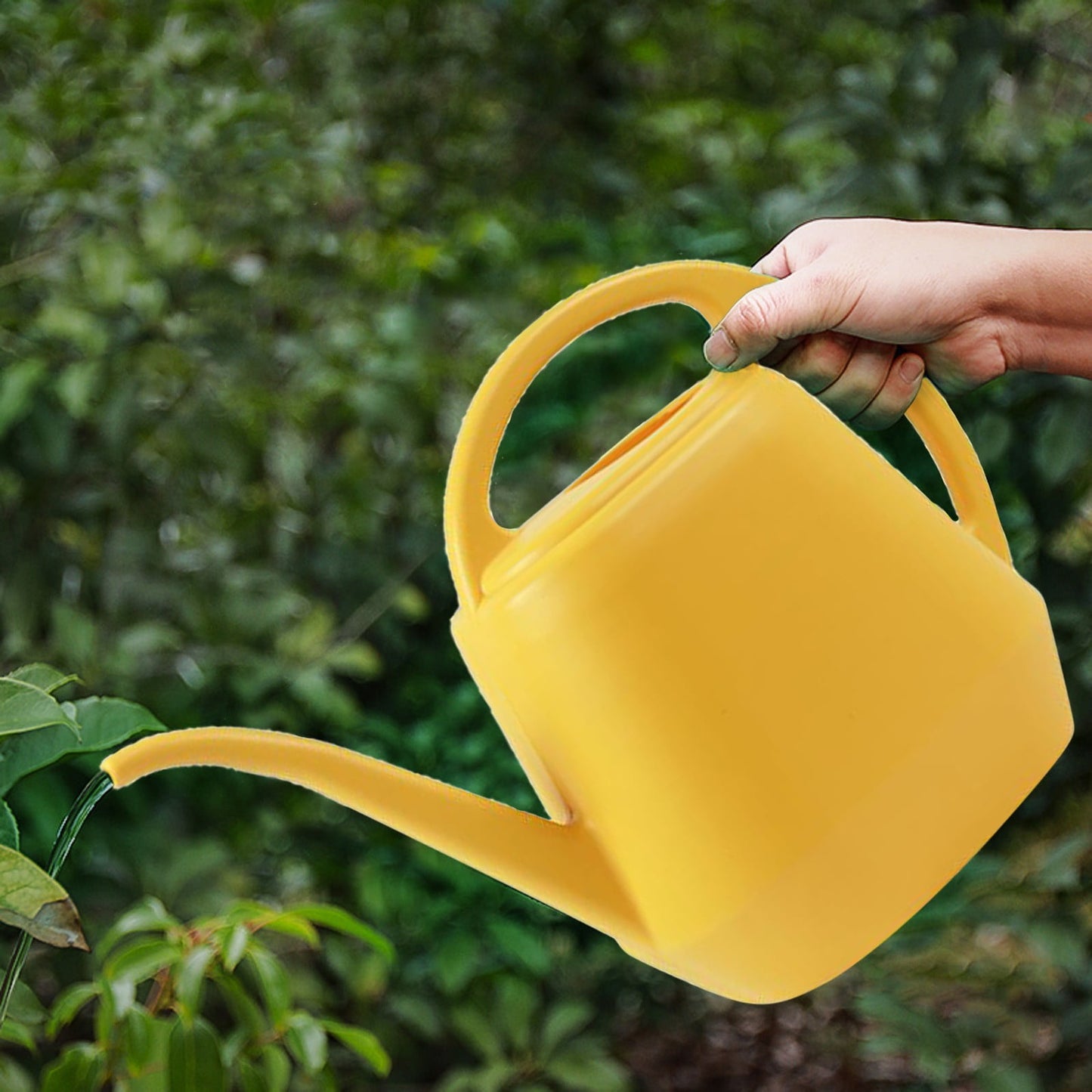 LGCASL 4L Large Capacity Long Spout Watering Can 4L Large Capacity Long Mouth Watering Pot Household Plastic Garden Tools Watering Pot Watering Pot B