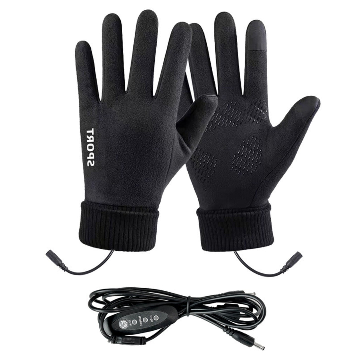 LGCASL Clearance! Heated Gloves Heated Gloves for Men Women with 3 Heat Settings Touchscreen Warming Gloves for Climbing Hiking Cycling Camping- Grey 26 Navy