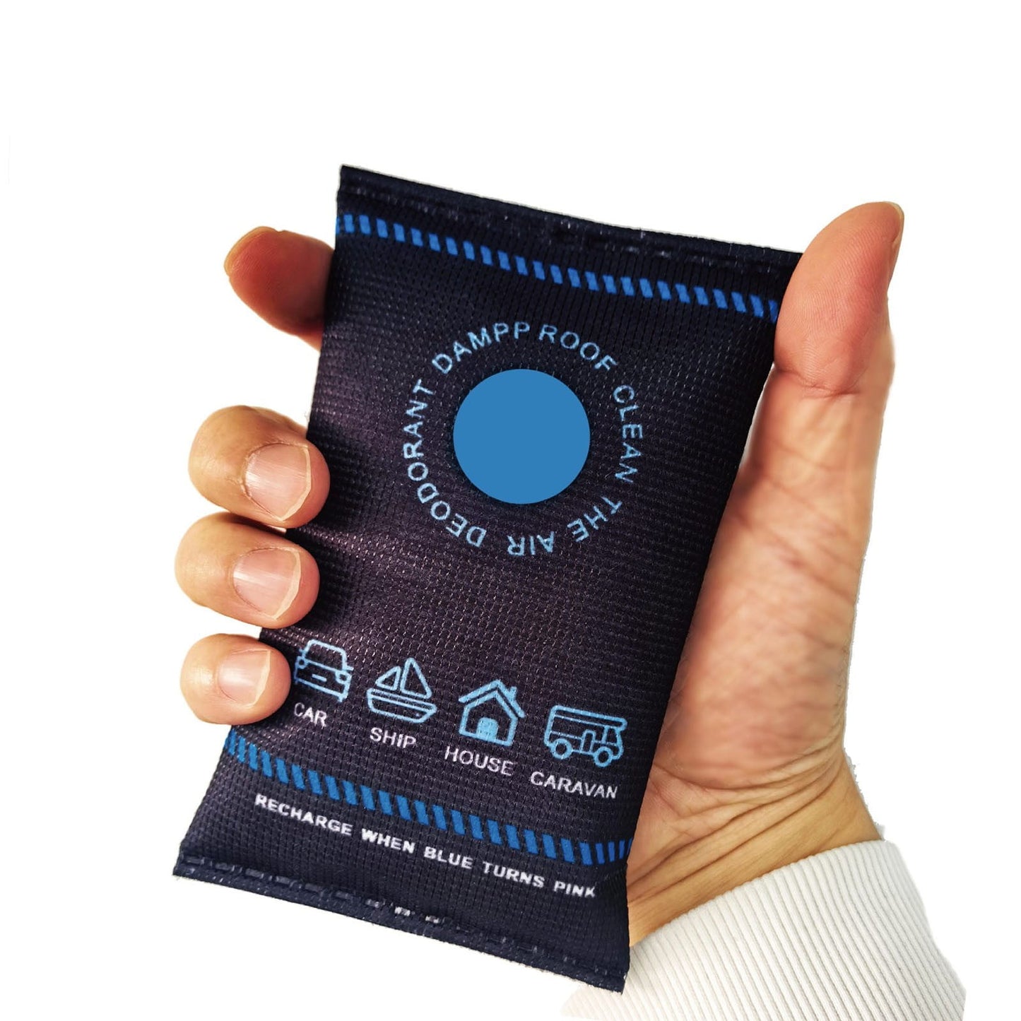 LGCASL Clearance! Reusable Dehumidifier Bags Reusable Dehumidifier Bags Car for Interior Portable Condensation Prevention for Wardrobe Closet Basement Rv Storage- 13*9*3cm Blue