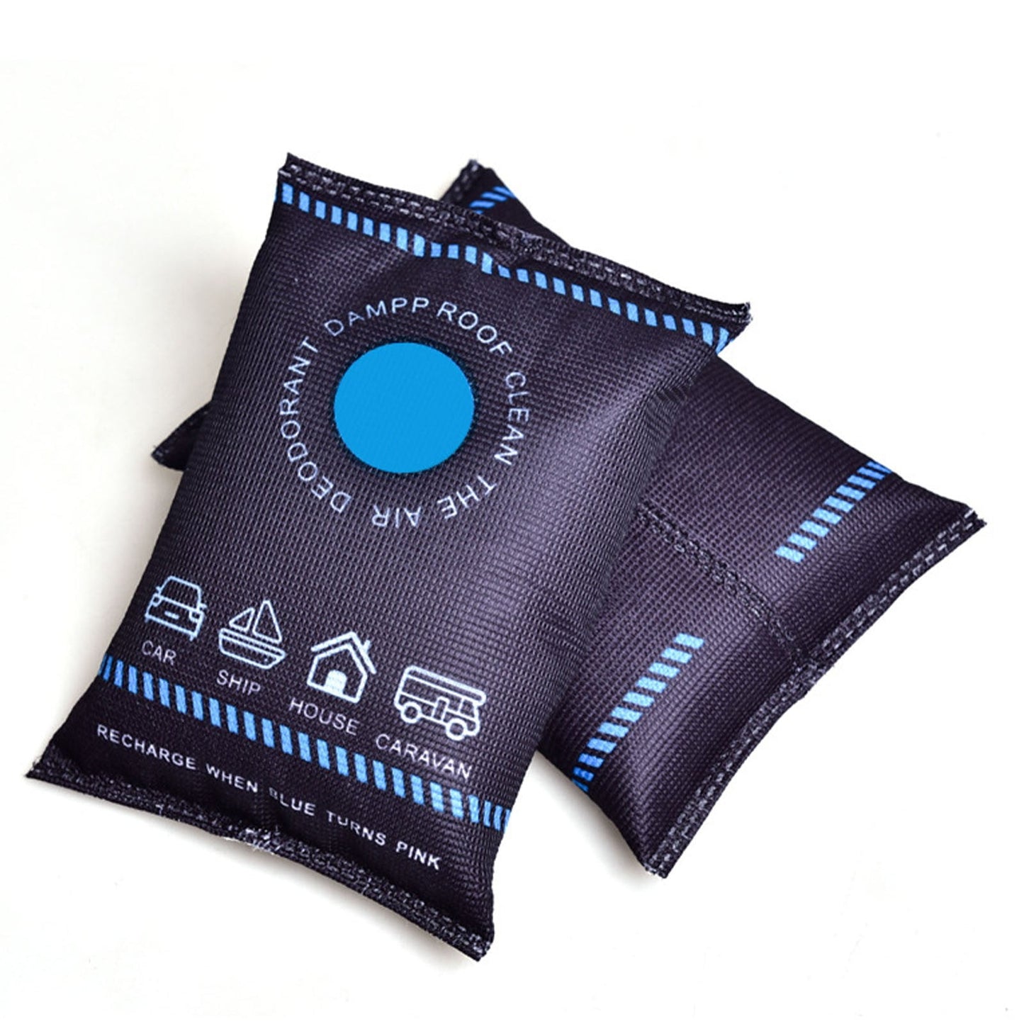LGCASL Clearance! Reusable Dehumidifier Bags Reusable Dehumidifier Bags Car for Interior Portable Condensation Prevention for Wardrobe Closet Basement Rv Storage- 13*9*3cm Blue