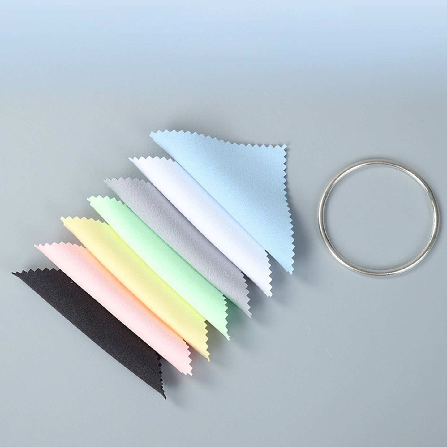 LGCASL Clearance! Polishing Cloths Pack for Silver Gold Brass and Copper Jewellery Polishing Cloths to Keep The of Your Jewellery- H One Size C