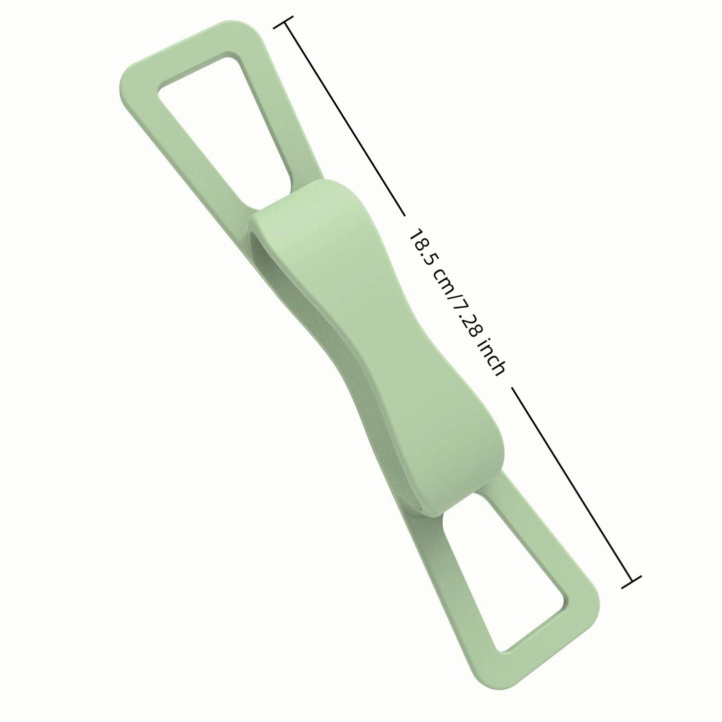 LGCASL Blue Flat Plate Fixing Wrist Strap D Light Green Elastic Tablet Strap for Fingers Comfortable Adjustable for Reading and Watching Videos 6 Color Options 18.5 cm D