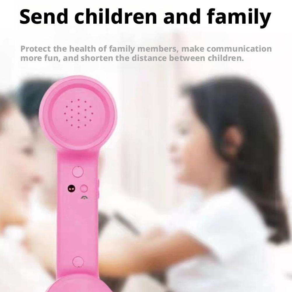 Phone Retro Handset, Phone Retro Phone Handset, 2026 New Bluetooth Retrophone, Vintage Telephone to Landline Adapter Red