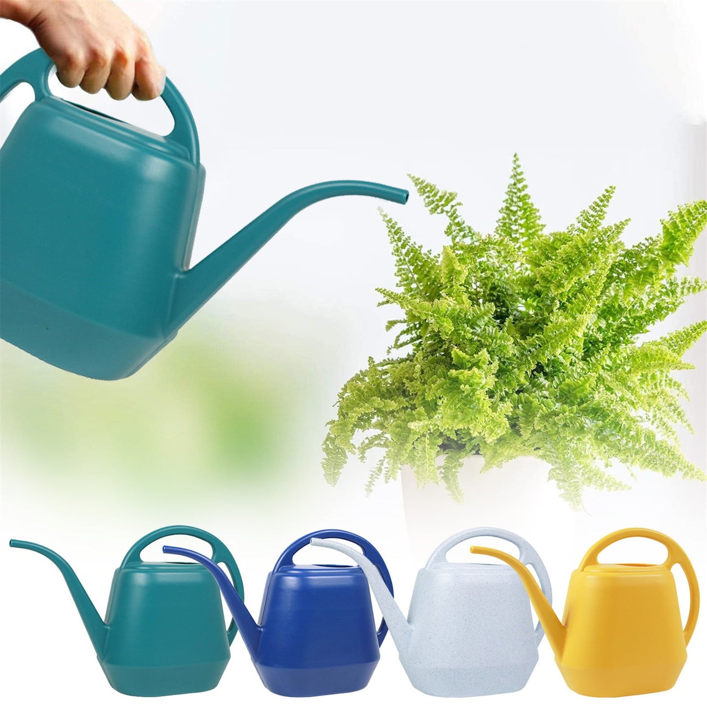 LGCASL Pot Watering Jug Small Plant Indoor Watering Plant Indoor Watering Jug Long Spout Watering Jug Watering Garden Pot Household Watering Jug Watering Garden Kettle （2L） Beige