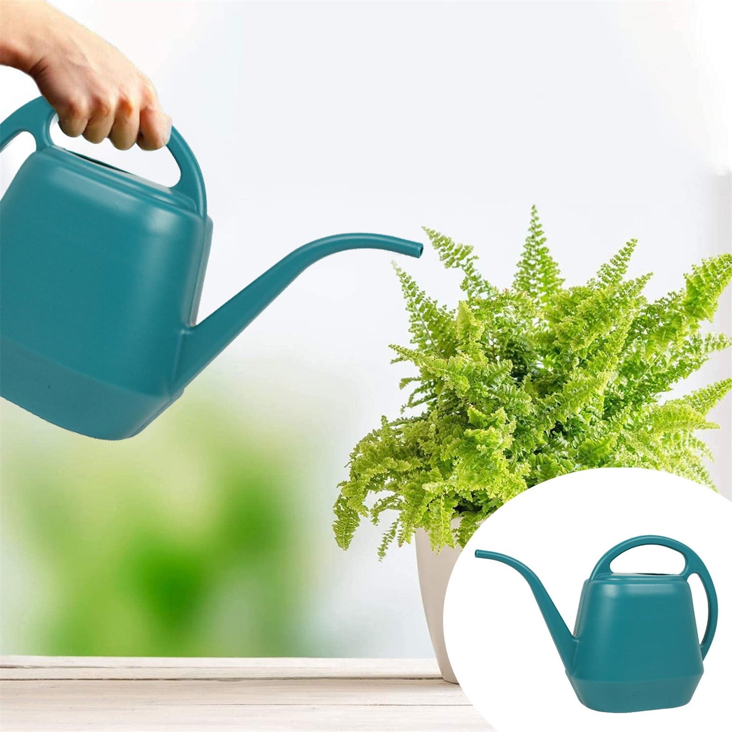 LGCASL Pot Watering Jug Small Plant Indoor Watering Plant Indoor Watering Jug Long Spout Watering Jug Watering Garden Pot Household Watering Jug Watering Garden Kettle （2L） Navy