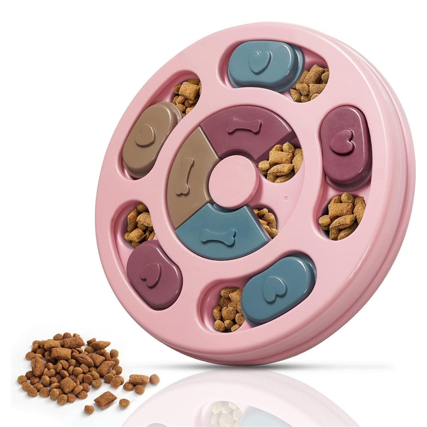 LGCASL Dog Brain-Boosting Food Feeder (Green), Dog Puzzles Dogs Foodes Puzzle Feeder Toys for Iq Training & Mental Enrichment Dog Puzzle, Green Blue