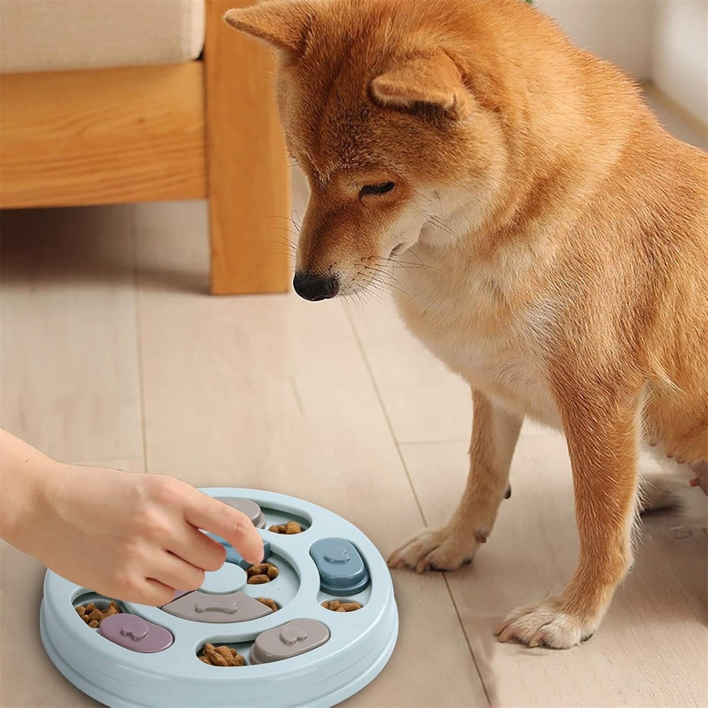 LGCASL Dog Brain-Boosting Food Feeder (Green), Dog Puzzles Dogs Foodes Puzzle Feeder Toys for Iq Training & Mental Enrichment Dog Puzzle Green