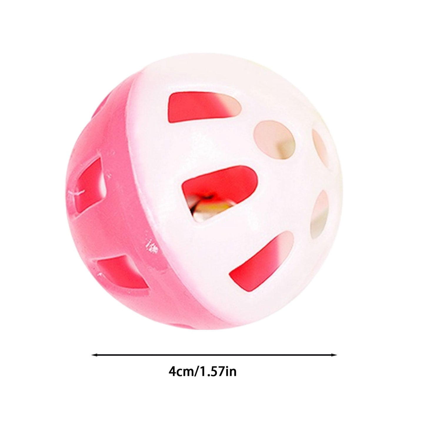 LGCASL Pet Ball Toys Random Color, Pet Toy Parrot Bell Gnawing Hi Stuffy Bird Toy Anti and Stuffy Grinding Bell (Random Color, 1Pc) 1pc Random color