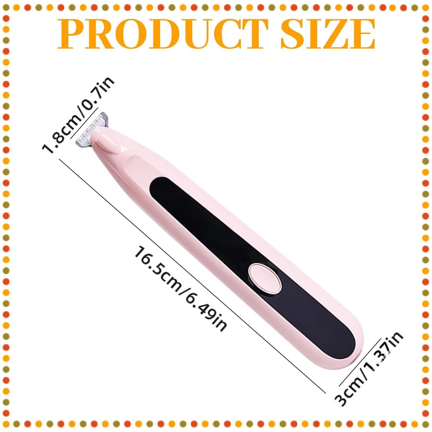 LGCASL Pet Grooming Kit, Small to Medium-Sized Pet Grooming Tools Dog Trimmer Pet Precision Trimmer for Cordless Dog Clipper Trimmer for Dogs Usb Rechargeable Noise Dog Grooming for Ears, White Pink