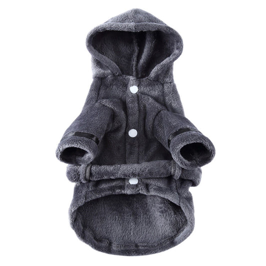LGCASL Pet Bathrobes, Pajamas Clearance! Dog Cat Bathrobe Pet Clothes Hotel Bath Towel Pet Bathrobe Nightgown Pajamas (Army Green, L) L Grey