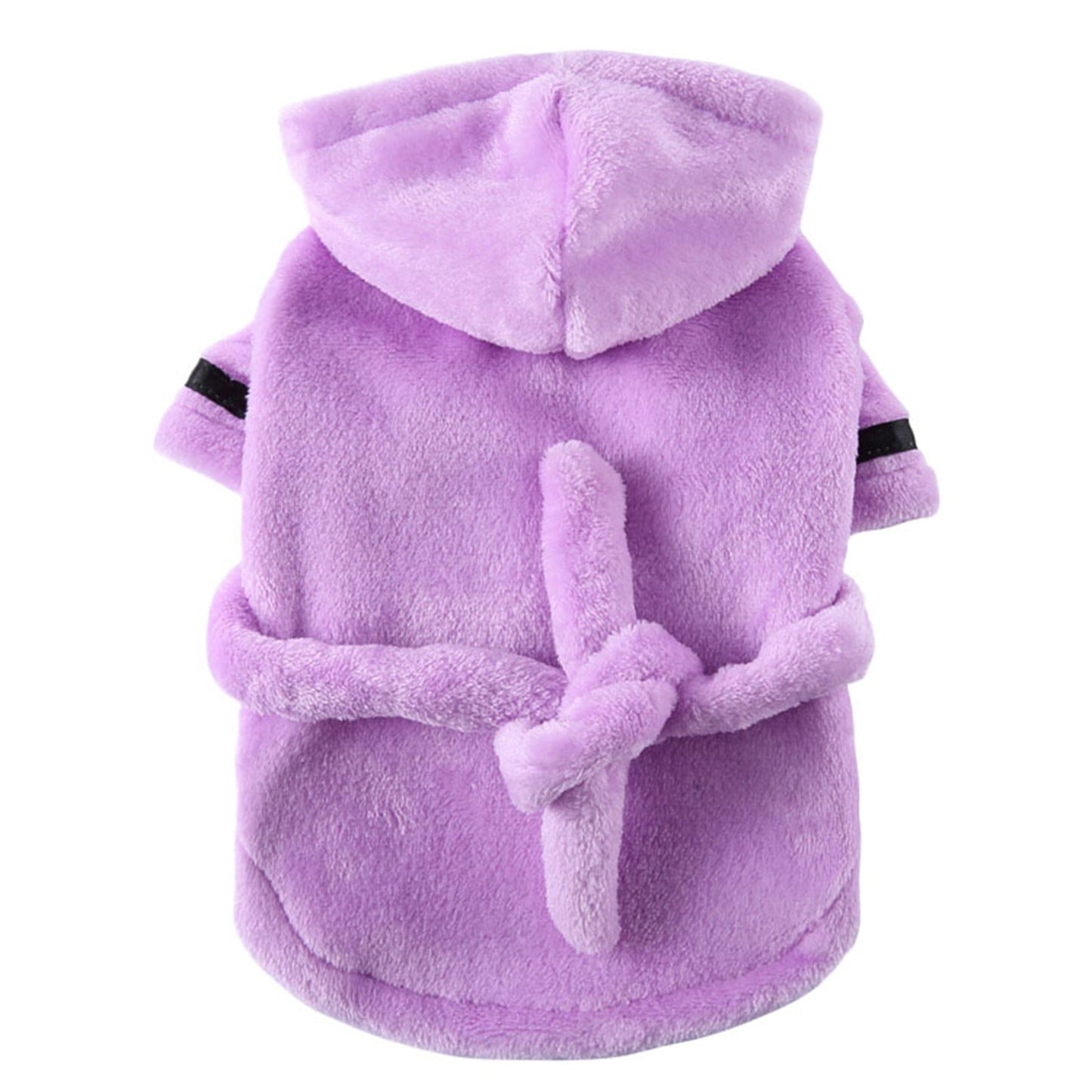 LGCASL Pet Bathrobes, Pajamas Clearance! Dog Cat Bathrobe Pet Clothes Hotel Bath Towel Pet Bathrobe Nightgown Pajamas (Army Green, L) S Purple