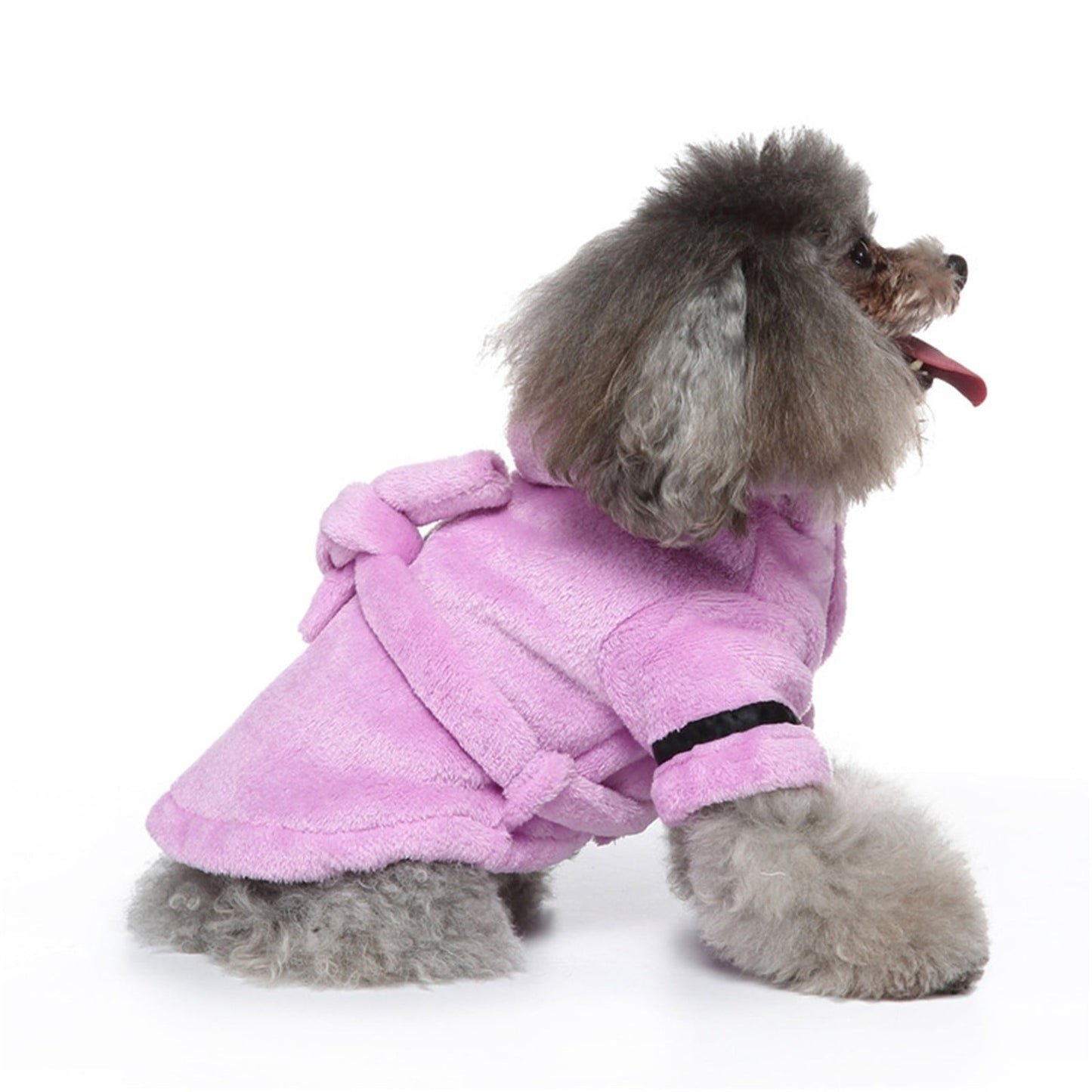 LGCASL Pet Bathrobes, Pajamas Clearance! Dog Cat Bathrobe Pet Clothes Hotel Bath Towel Pet Bathrobe Nightgown Pajamas (Army Green, L) S Purple