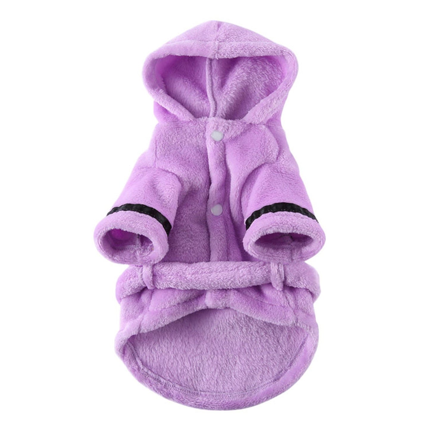 LGCASL Pet Bathrobes, Pajamas Clearance! Dog Cat Bathrobe Pet Clothes Hotel Bath Towel Pet Bathrobe Nightgown Pajamas (Army Green, L) S Purple