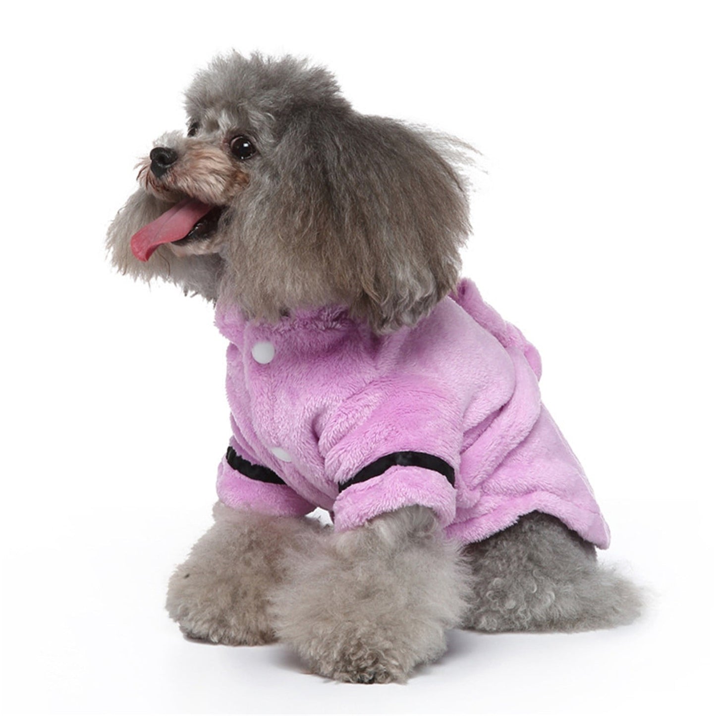 LGCASL Pet Bathrobes, Pajamas Clearance! Dog Cat Bathrobe Pet Clothes Hotel Bath Towel Pet Bathrobe Nightgown Pajamas (Army Green, L) S Purple