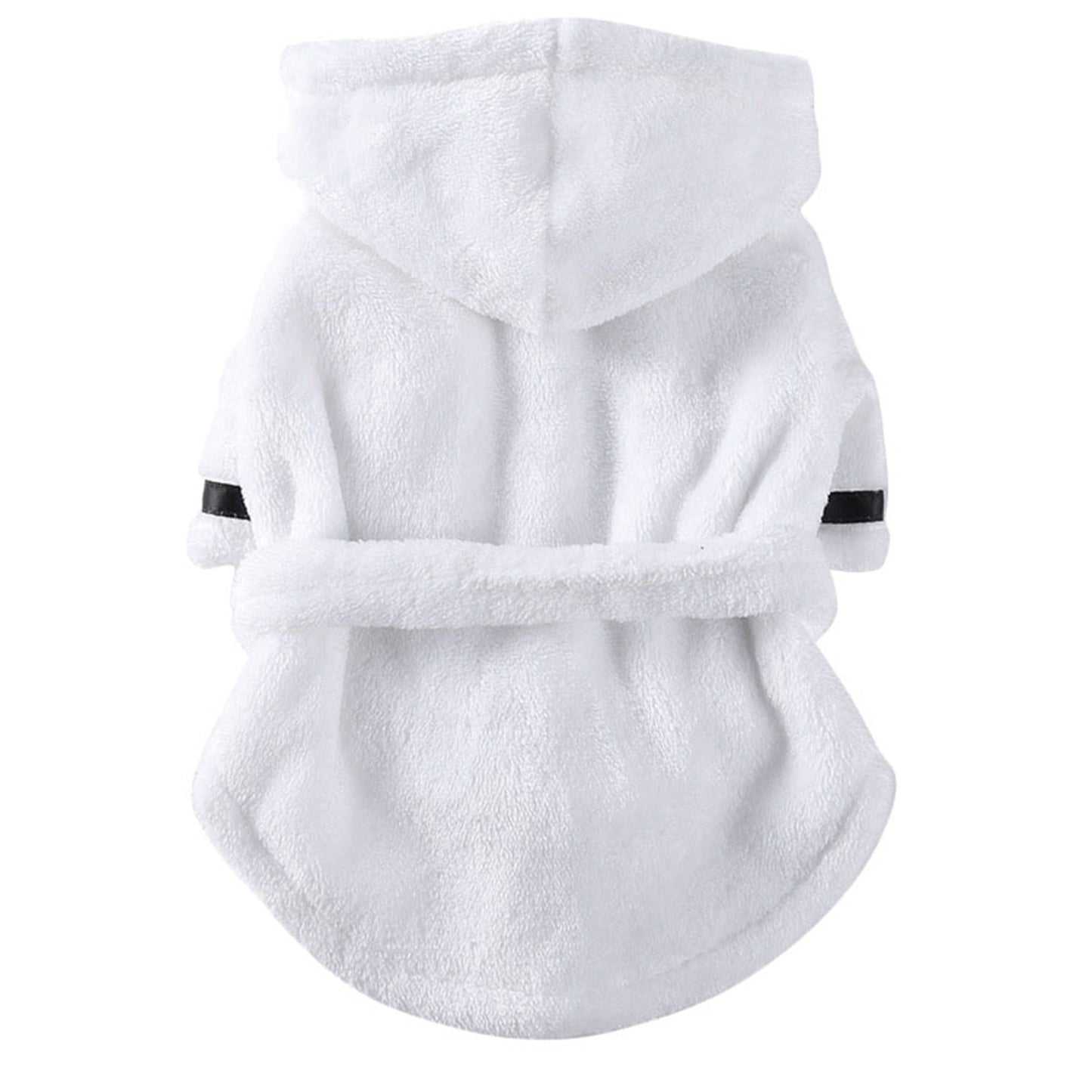 LGCASL Pet Bathrobes, Pajamas Clearance! Dog Cat Bathrobe Pet Clothes Hotel Bath Towel Pet Bathrobe Nightgown Pajamas (Army Green, L) S White