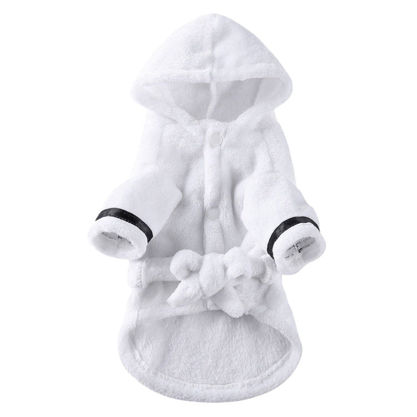 LGCASL Pet Bathrobes, Pajamas Clearance! Dog Cat Bathrobe Pet Clothes Hotel Bath Towel Pet Bathrobe Nightgown Pajamas (Army Green, L) XL White