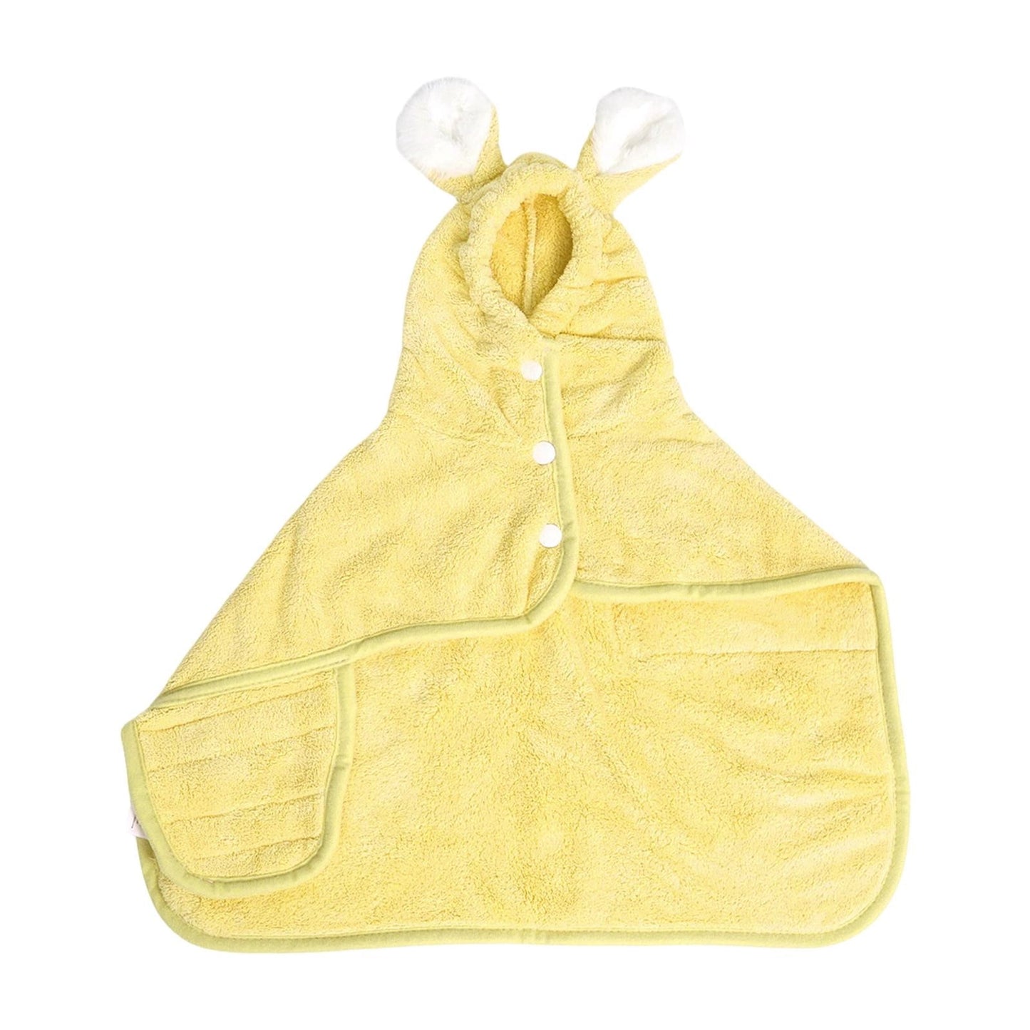 LGCASL 2026 New Puppy Bathrobe with Hood, Dog Bathrobe Absorbent Towel for Small Dogs Fast Drying Dog Robe Coat with Hood Puppy Towel Wrap Pet Grooming After Shower (Blue, Xs) XS Yellow