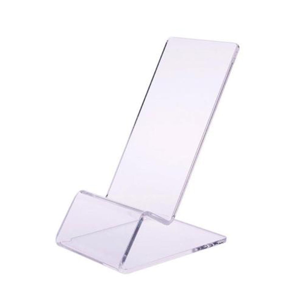Eguiwyn Mobile phone holder Mobile Holder Phone Stand Acrylic Display Rack Bracket Transparent Clear Mount Kitchen，Dining & Bar Rack Clear