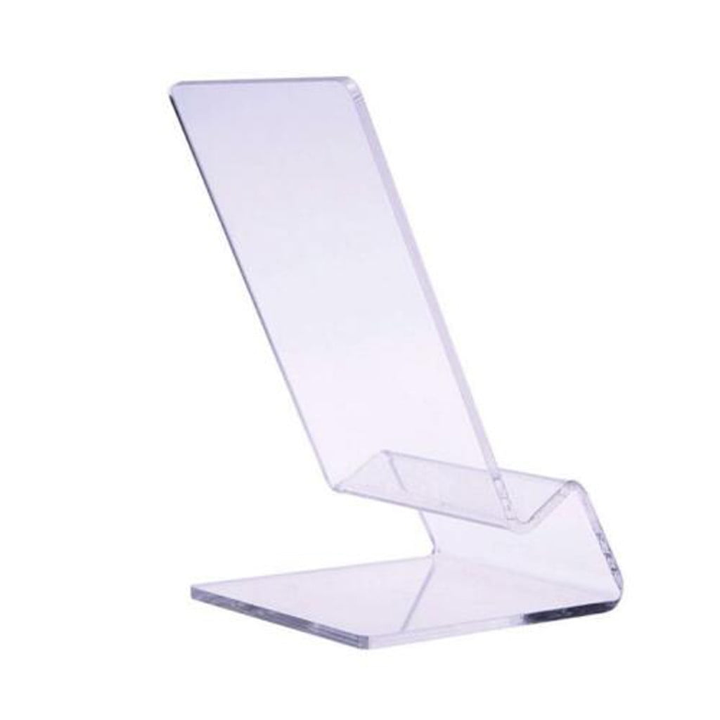 Eguiwyn Mobile phone holder Mobile Holder Phone Stand Acrylic Display Rack Bracket Transparent Clear Mount Kitchen，Dining & Bar Rack Clear