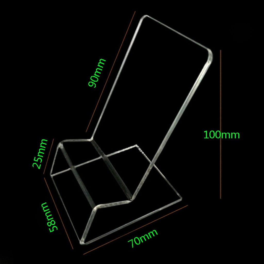 Eguiwyn Mobile phone holder Mobile Holder Phone Stand Acrylic Display Rack Bracket Transparent Clear Mount Kitchen，Dining & Bar Rack Clear
