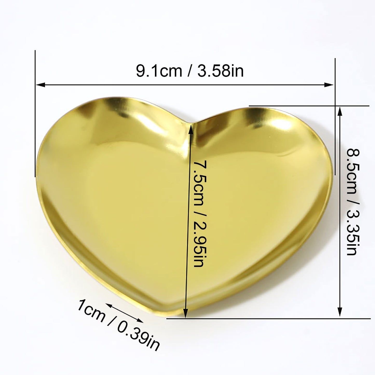 Eguiwyn Baking tray Stainless Steel Decorative Tray Jewelry Dish Cosmetics Organizer Bathroom Clutter Serving Platter Small Storage Tray Oval Rack Camouflage One Size Rose Gold
