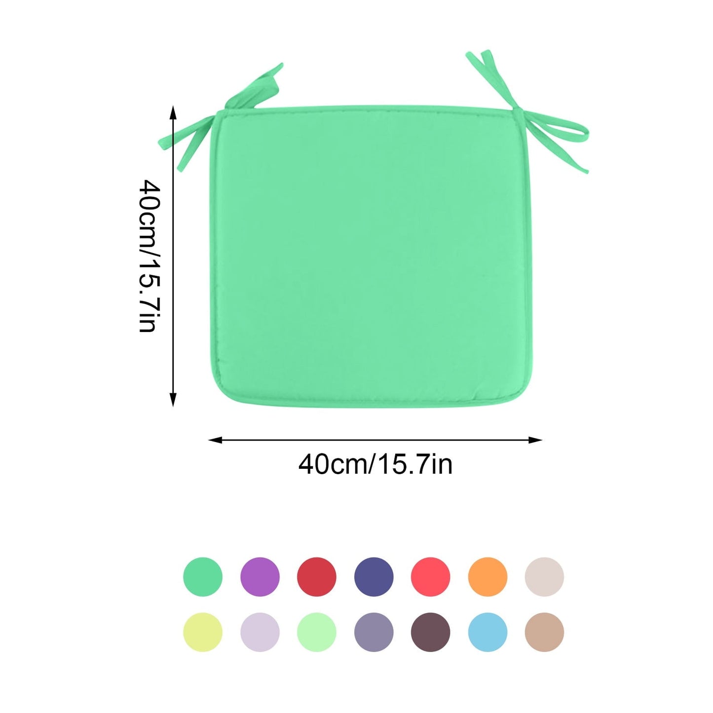 Clearance! JWDX Cushion, Dining Chair Cushion, Clearance Square Strap Garden Chair Pads Seat Cushion for Outdoor Bistros Stool Patio Dining Room Yellow