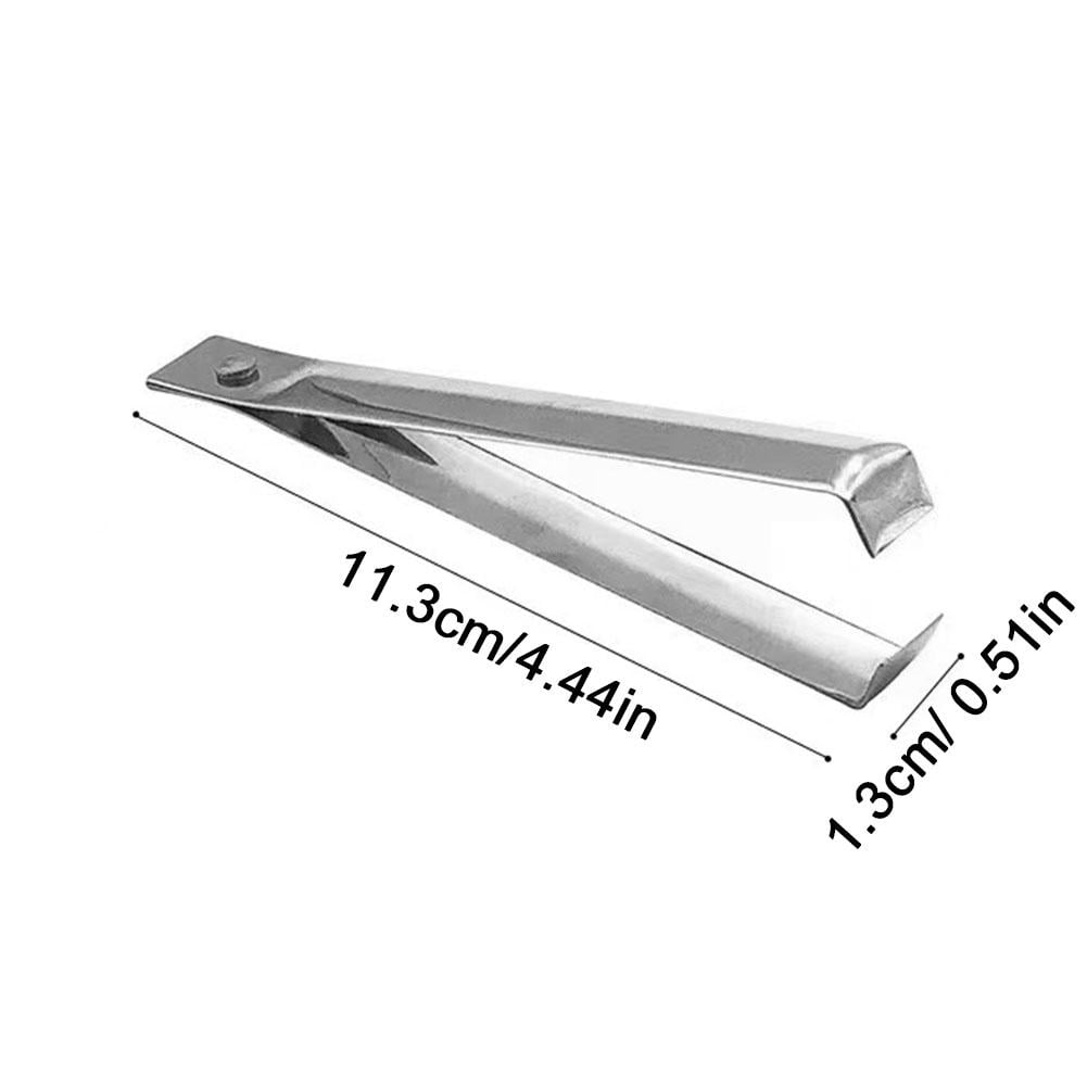 2x Fish Bone Tweezers Set Garlic Peeler Garlic Tweezer Remover Tool Tongs for Cooking Practical Gadgets Vegetables Tools