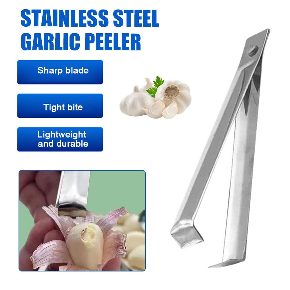 2x Fish Bone Tweezers Set Garlic Peeler Garlic Tweezer Remover Tool Tongs for Cooking Practical Gadgets Vegetables Tools