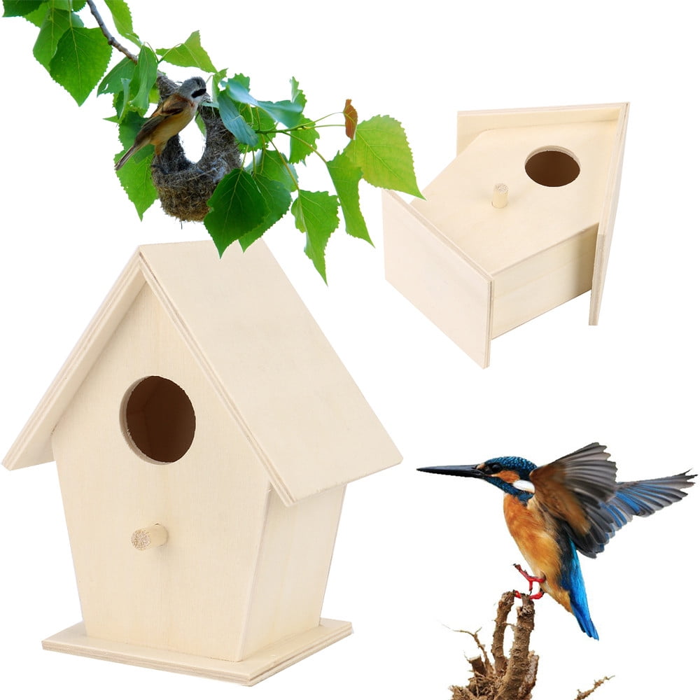 Clearance! Ttybhh Bird Feeders, Dox Box Box House Bird Box Bird House Bird Bird House Wooden Other Khaki