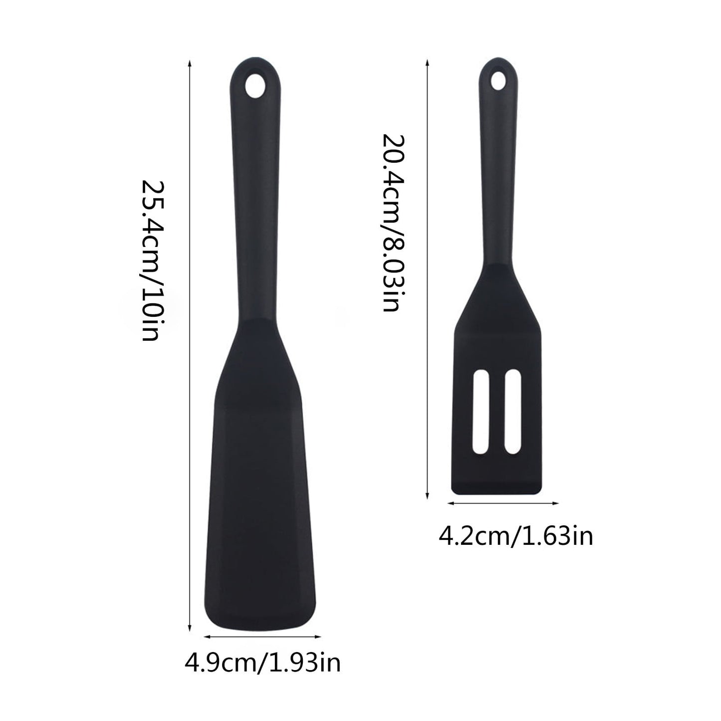 JWDX Spatula, Cooking Utensils Clearance, 2 Piece Silicone Shovel Set Cookie Shovel Fried Egg Spatula Steak Shovel Flat Bottoming Pot Small Spatula Kitchen Tools Red Z1-Red