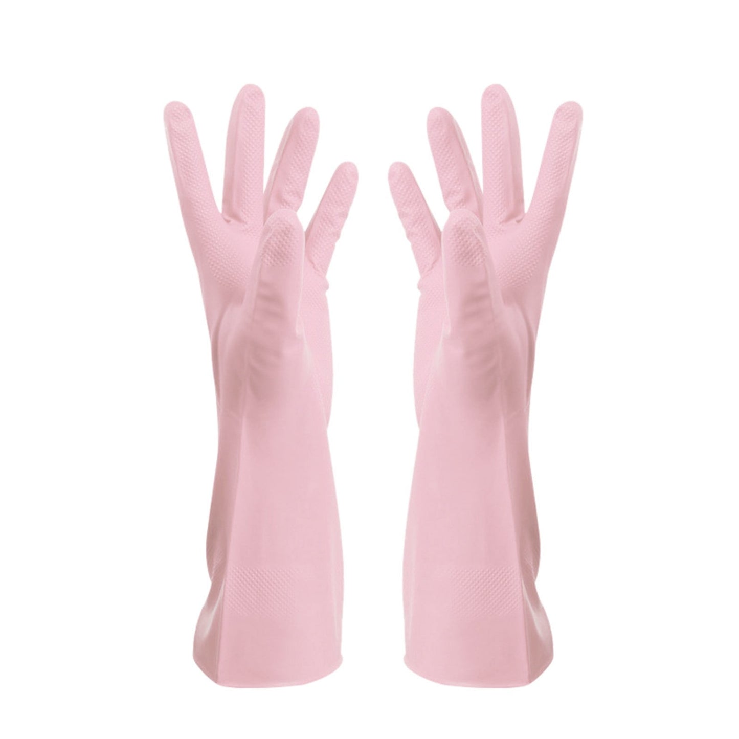 Clearance! JWDX Apron Sleeve, Apron Sleeve Promotion, Gloves Gloves Washing Hand Rubber Long Cleaning Warm Gloves Kitchen Latex Dish Washing Tool Dishes Gauntlets Kitchen Dining Bar Pink