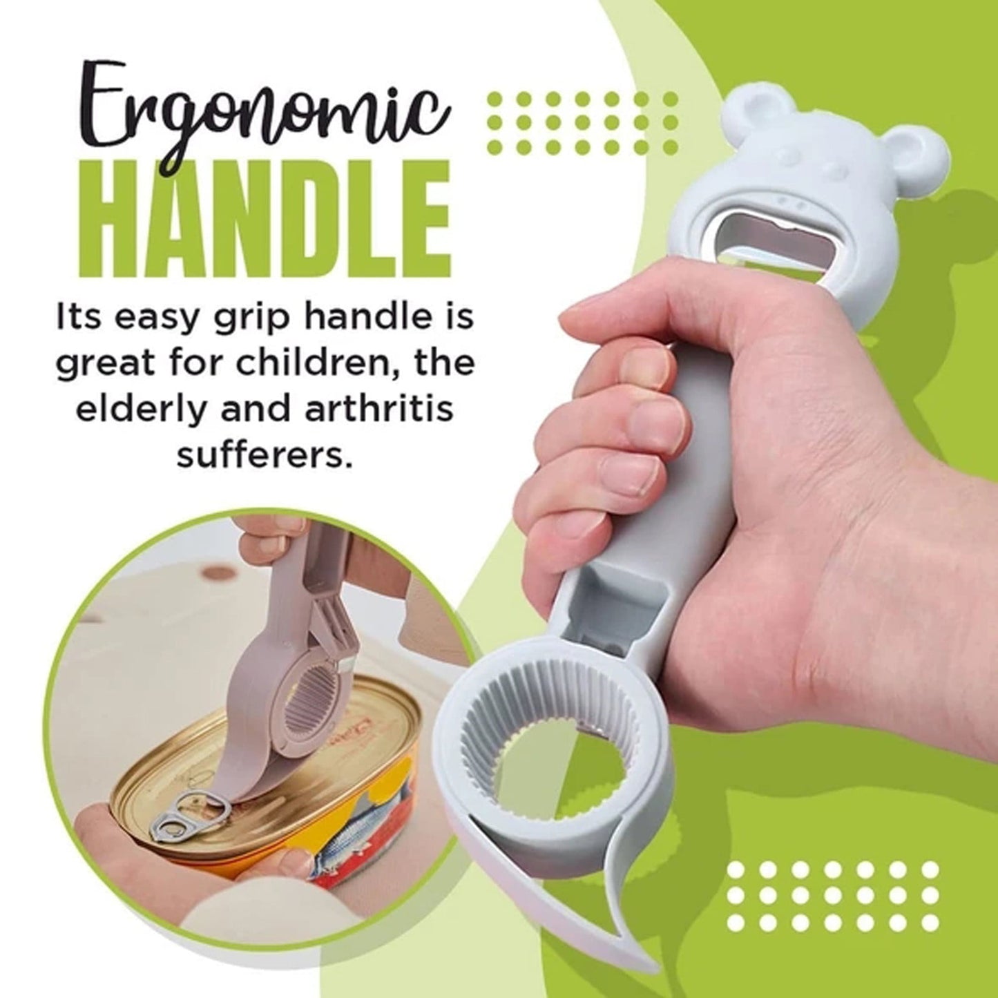 JWDX Bottle and Can Openers Clearance! Opener 4Pcs Can Cap Canned Bottle Home Bottle Multifunctional 4-In-1 Kitchen，Dining & Bar, Four in One Corkscrew Promotion Include 4 × Bottle Opener AS shown