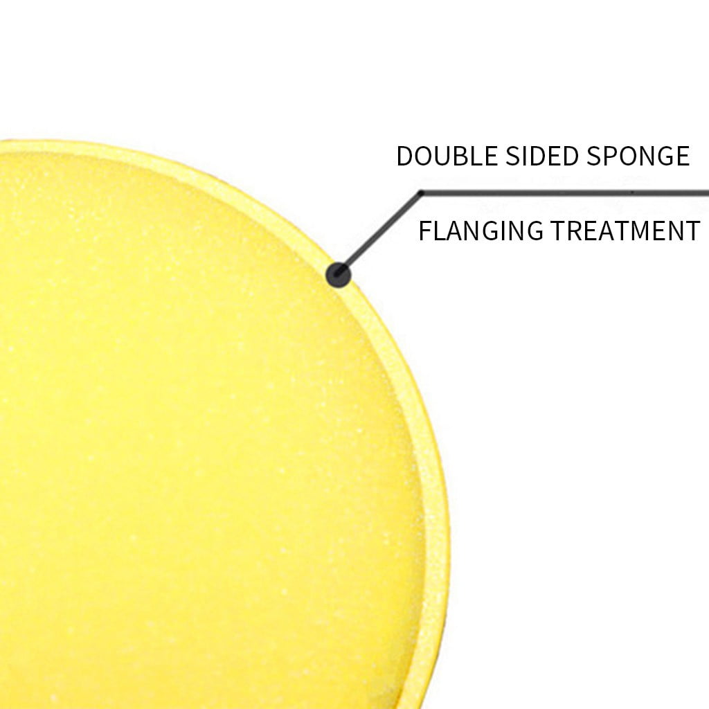 JWDX Cleaning Brush Clearance! Sponge Pad Wax Household for Car Cleaning Polishing Polishing Kit Car Applicator Cleaning Supplies, Cleaning Brush Promotion Include 12X Car Washing Sponge Yellow