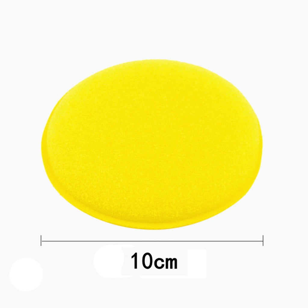 JWDX Cleaning Brush Clearance! Sponge Pad Wax Household for Car Cleaning Polishing Polishing Kit Car Applicator Cleaning Supplies, Cleaning Brush Promotion Include 12X Car Washing Sponge Yellow