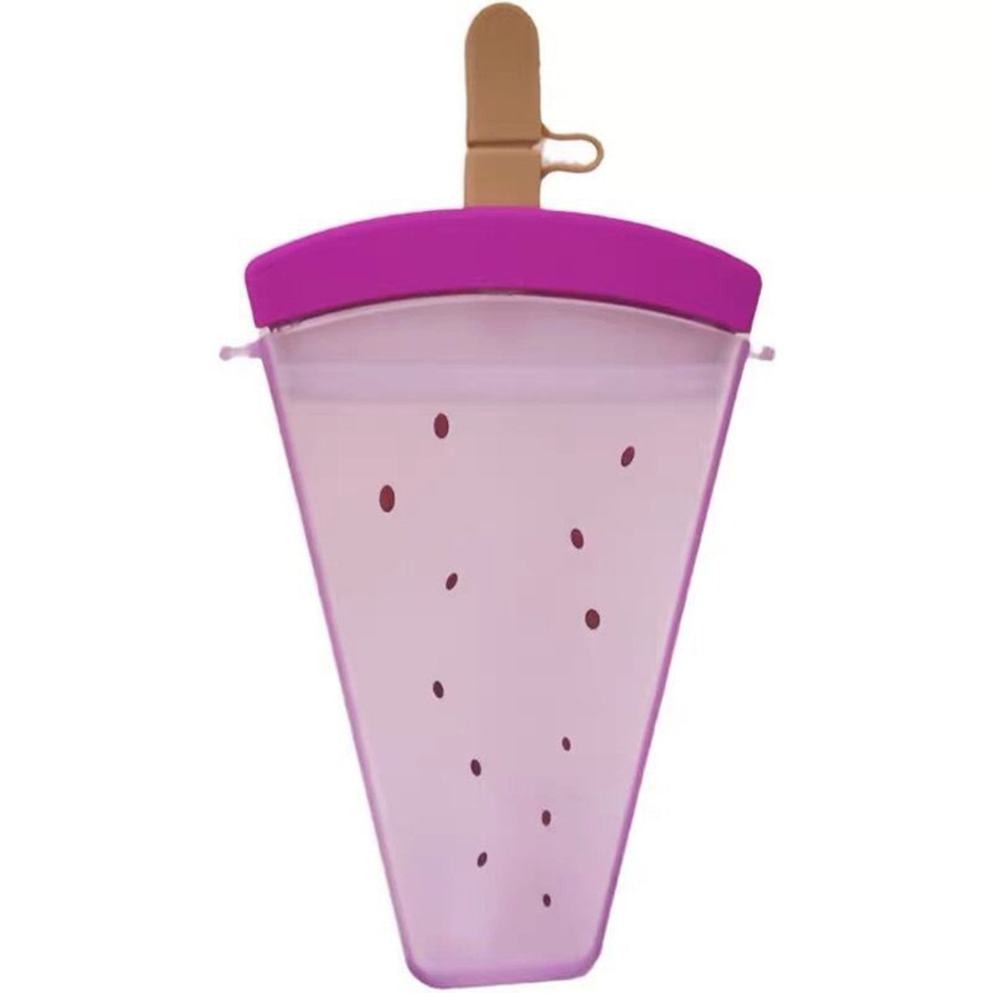 JWDX Glass and Bottle Clearance! Cute Watermelon Straw Water Bottle Ice Cream Popsicle Cup with Shoulder Strap, Kitchen Cups Promotion Include 1Pc Ice Cream Cup Purple