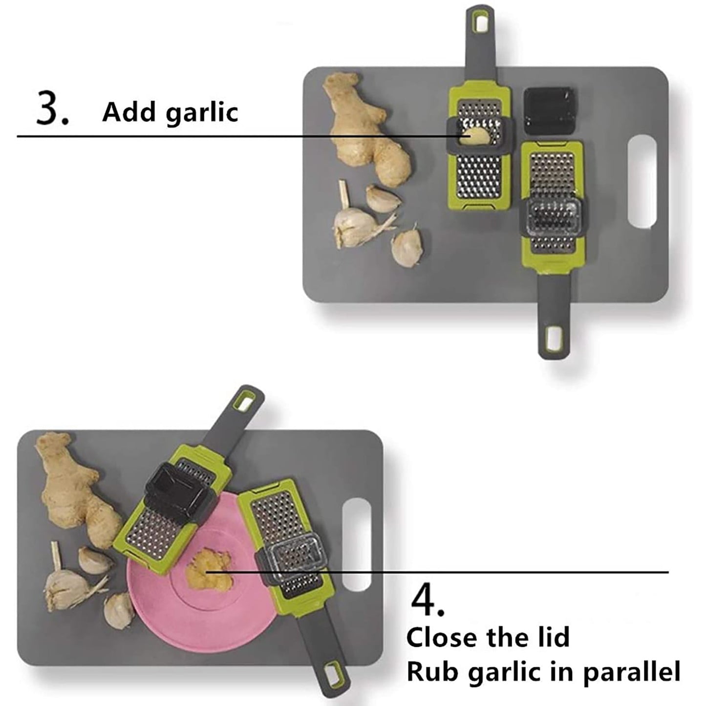 JWDX Garlic Press Clearance! Garlic Press Garlic and Ginger Powder Grinder Kitchen Tools Creative Garlic Press, Garlic Press Promotion Include 1X Garlic Press Green