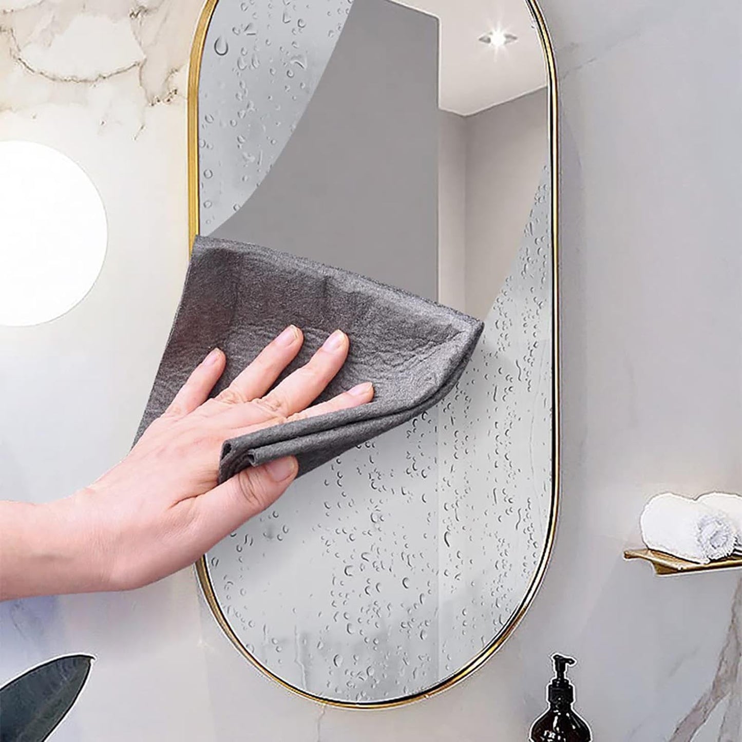 JWDX Wipes Clearance! Cleaning Cloth Microfiber Cleaning Cloth Reusable Microfiber Glass Cleaning Cloth Multipurpose Microfiber Towels for Kitchen Glass Car Window Cleaning, Include 3 Rags GY1A