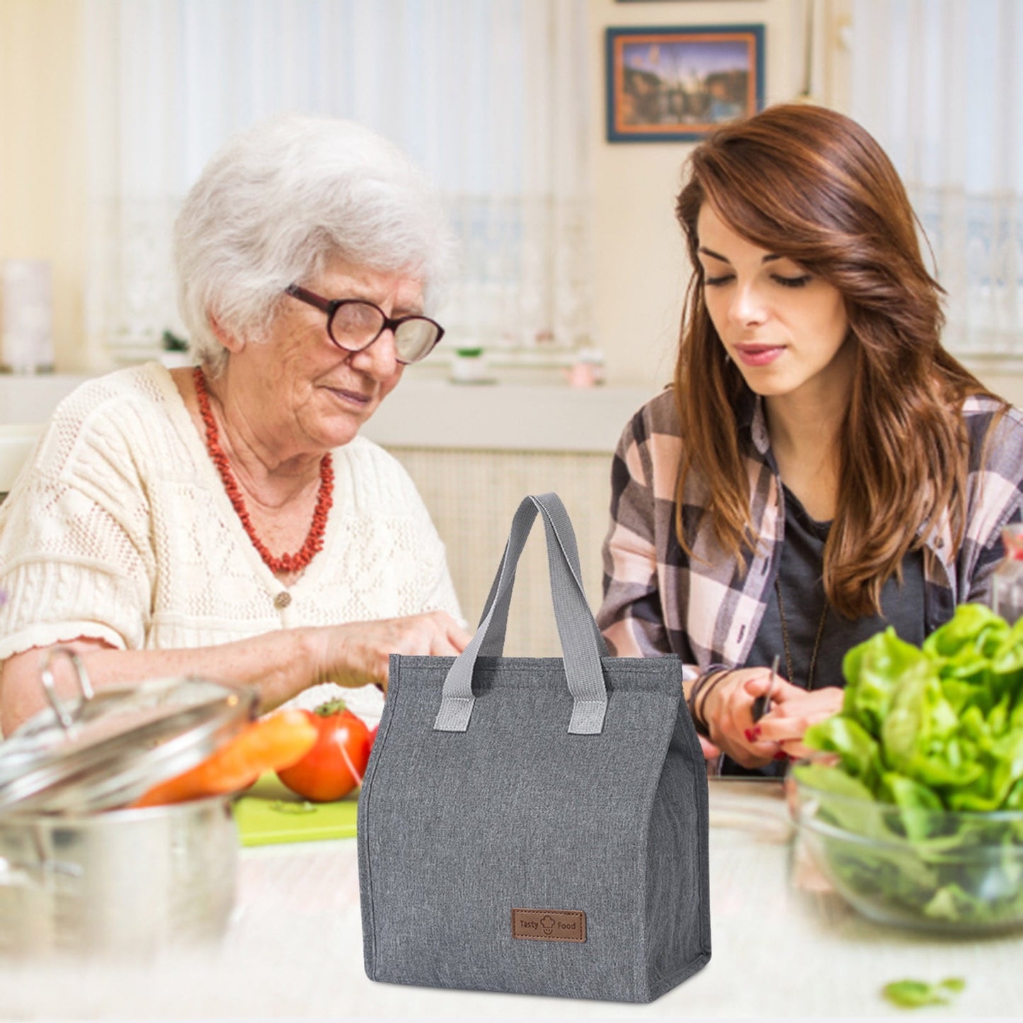 JWDX Lunch Bag Clearance! Lunch Bag Insulated Thermal Food Storage Bag Portable Travel Working Bento Box, Bento Case Promotion Include 1Pc Lunch Bag B