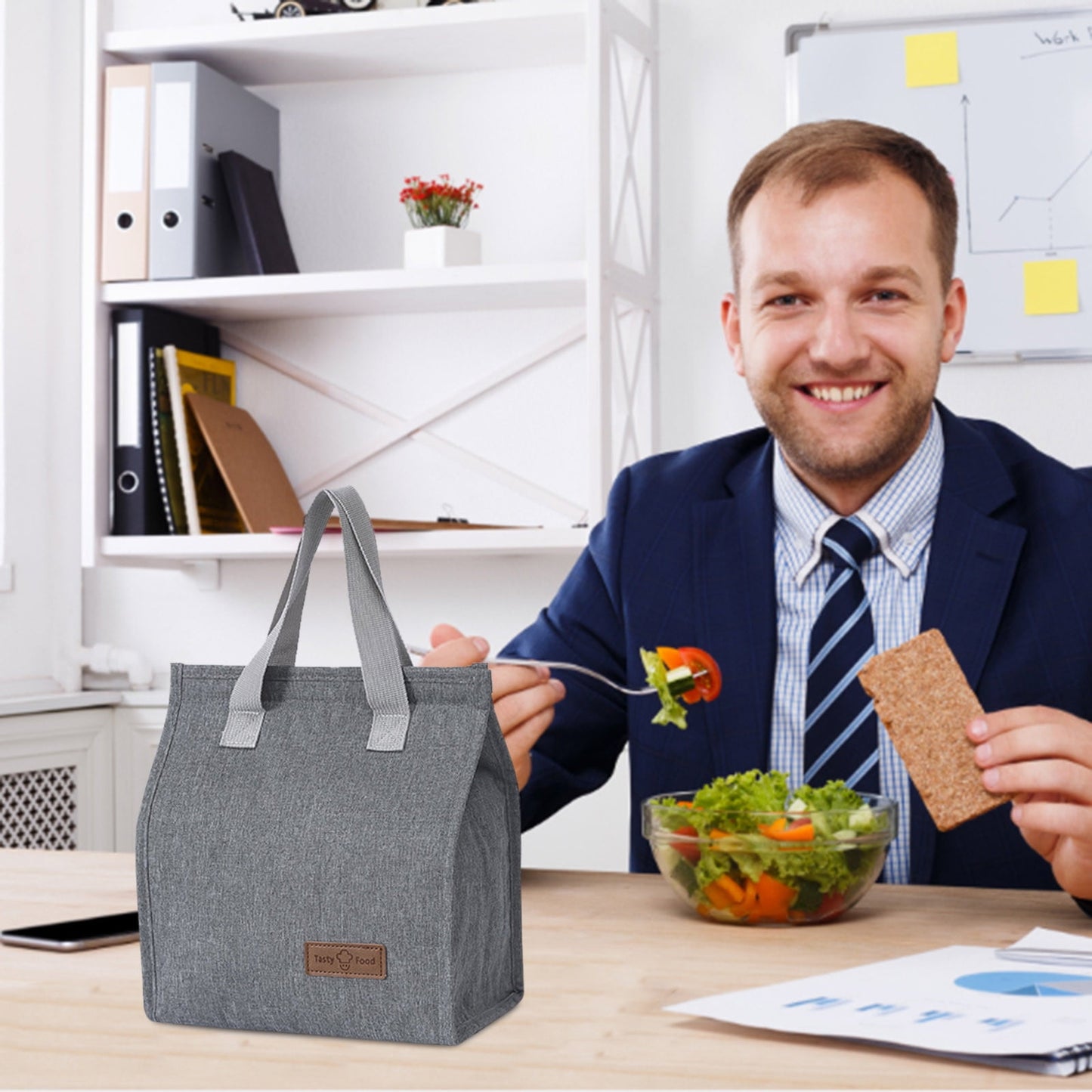 JWDX Lunch Bag Clearance! Lunch Bag Insulated Thermal Food Storage Bag Portable Travel Working Bento Box, Bento Case Promotion Include 1Pc Lunch Bag B