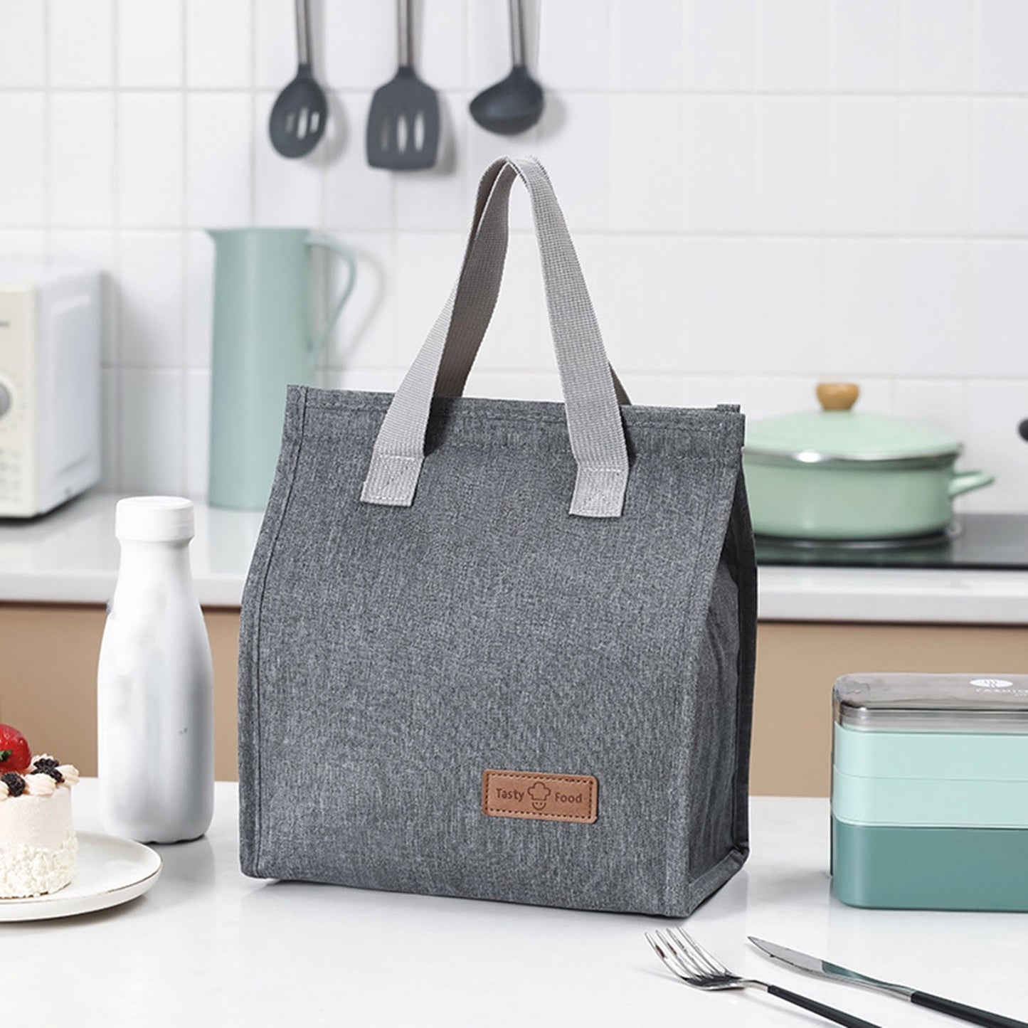 JWDX Lunch Bag Clearance! Lunch Bag Insulated Thermal Food Storage Bag Portable Travel Working Bento Box, Bento Case Promotion Include 1Pc Lunch Bag B