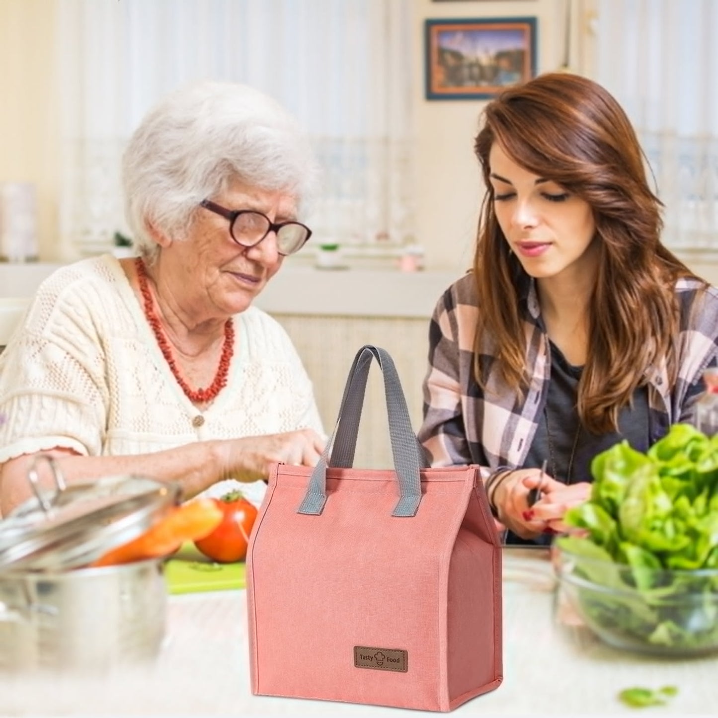 JWDX Lunch Bag Clearance! Lunch Bag Insulated Thermal Food Storage Bag Portable Travel Working Bento Box, Bento Case Promotion Include 1Pc Lunch Bag C