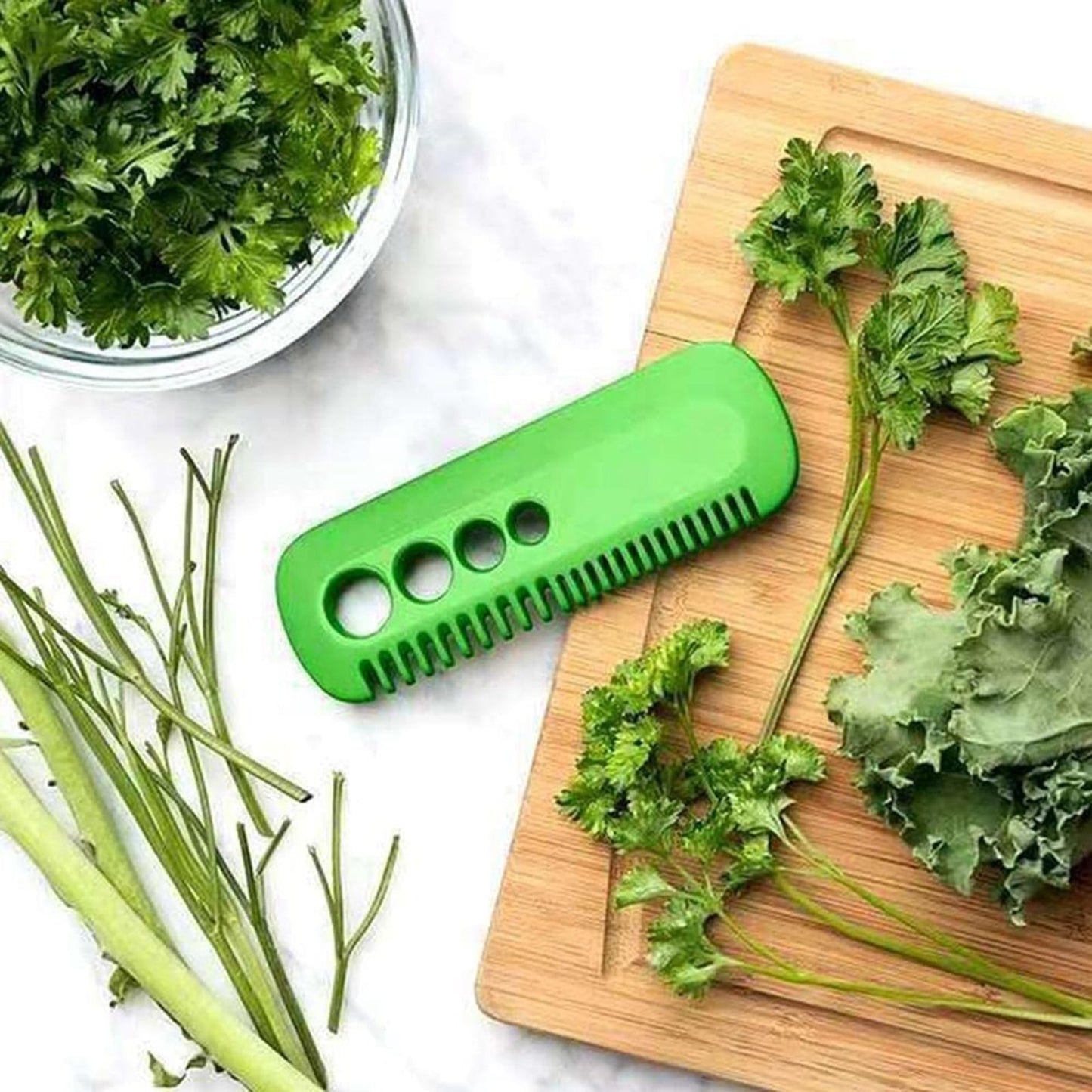 JWDX Peeler Clearance! Vegetable Leaf Peeler Herb Stripper Hand Held Leaf Stem Stripping Tool Herb Stripper, Kitchen Peeler Promotion Include 1×Multi-Function Peeling Comb Green