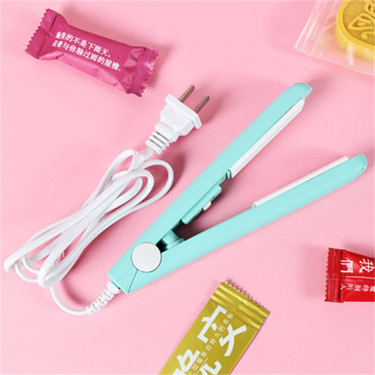 JWDX Sealing Equipment Clearance! Sealing Machine Portable Snack Plastic Bag Sealing Machine Household Hand Pressure Small Thermoplastic Sealing Machine, Include 1*Sealing Machine Blue