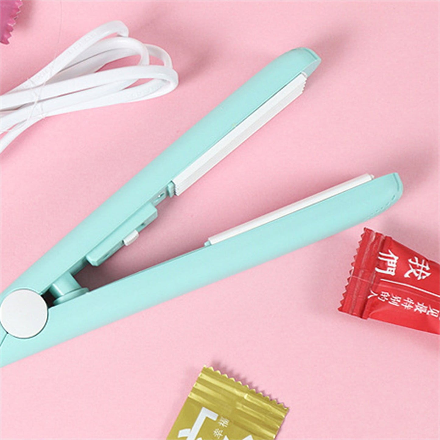 JWDX Sealing Equipment Clearance! Sealing Machine Portable Snack Plastic Bag Sealing Machine Household Hand Pressure Small Thermoplastic Sealing Machine, Include 1*Sealing Machine Blue