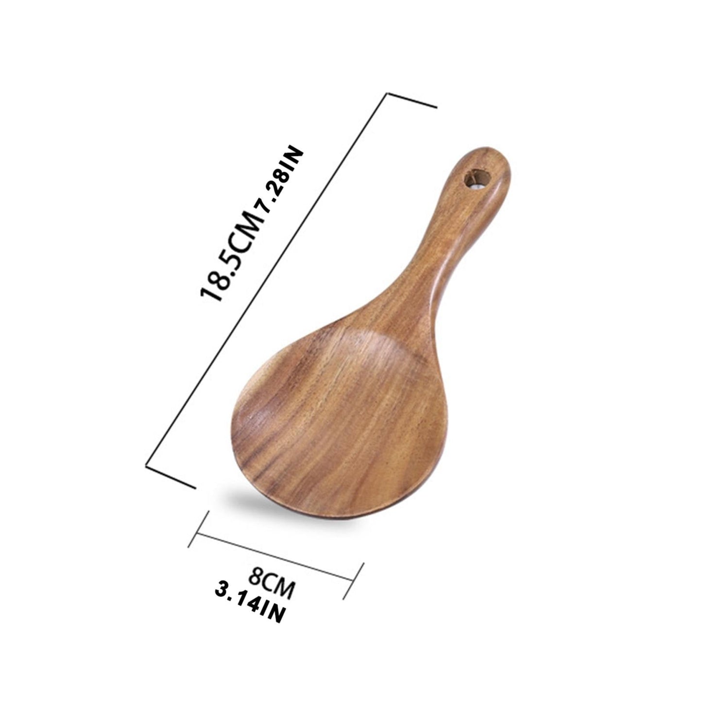 JWDX Cooking Utensils Clearance! Wooden Rice Spoon Rice for Rice Potato Desserts Teak Wood Rice Serving Spoon Rice Cooker Spatula 7*3.2Inch, Cooking Utensils Promotion Include Rice Spoon X1 Khaki