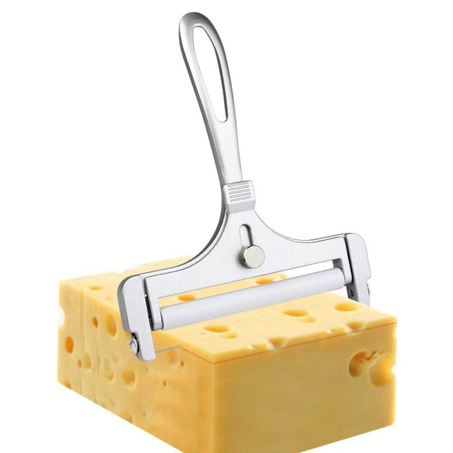 PLGEBR Home Decor Cutter Wire Stainless Steel Cheese Grater Peeler Cheese Slicers Kitchen Gadgets As Shown