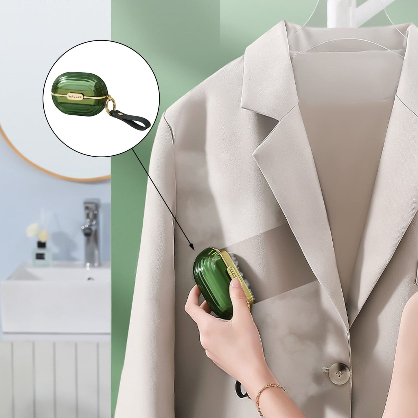 Clearance! JWDX Hair Removal Device, Hair Remover Promotion, Double Sided Adhesive Wool Can Be Roll Paper Easy to Carry Clothes Sticky Dust Paper Hair Remover Sheet Adhesive Brush Green