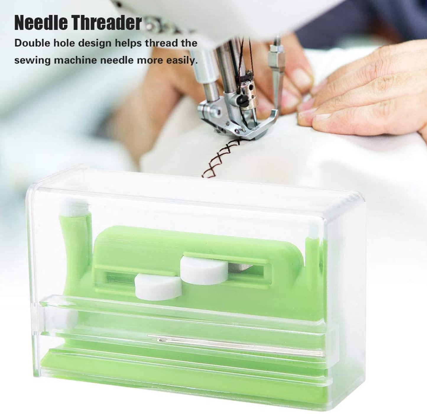 JWDX Office and Craft and Stationery Clearance! Hand Sewing Needle Threader Green, 2022 New Needle Threading Device Elderly Needle Guide Plastic Device Automatic Thread Sewing Poke Tool Green